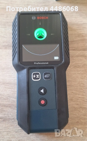 Скенер за стени, Детектор за кабели, метал и дърво BOSCH GMS 120-27, снимка 3 - Други инструменти - 53821324