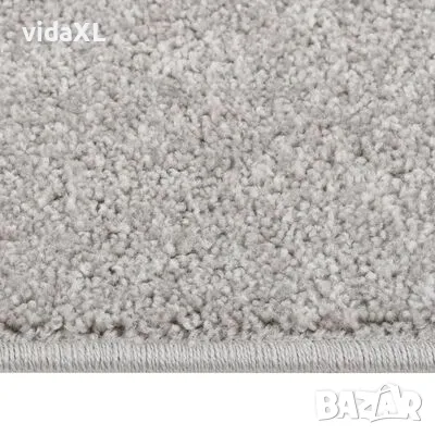 vidaXL Килим с къс косъм, 140x200 см, светлосив（SKU:340324）, снимка 3 - Килими - 49165616