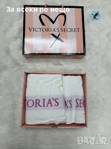 Victoria's Secret Луксозни Хавлии - 2бр. в кутия - Налични Различни Цветове Код E435, снимка 6 - Хавлиени кърпи - 50483026