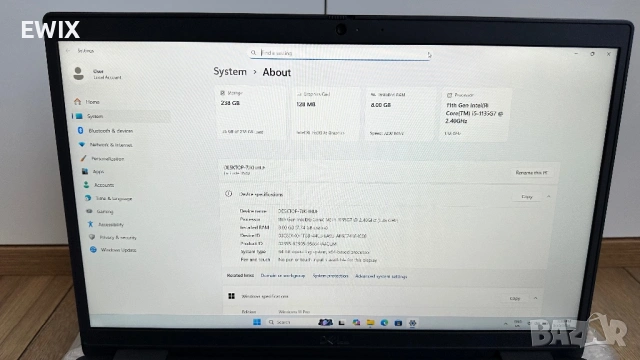 Лаптоп Dell Latitude 3520 FHD 15.6” Intel i5-1135G7 8GB RAM 256GB SSD, снимка 7 - Лаптопи за работа - 53825311