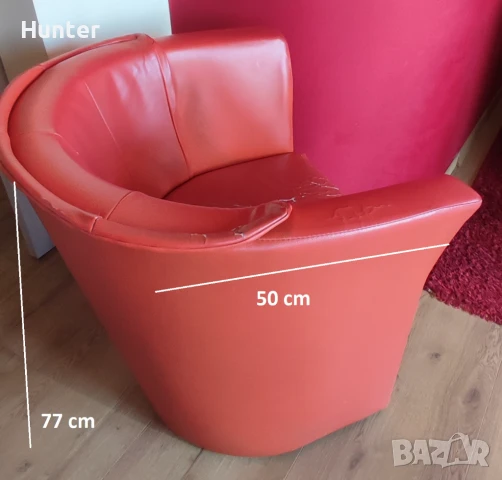 Фотьойл от еко кожа, снимка 2 - Дивани и мека мебел - 51296266