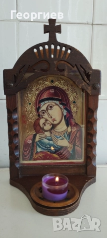Икони малки и големи Дева Мария,Христос, Николай Чудотворец,Иконостас., снимка 17 - Икони - 16813305