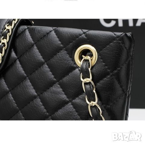 Дамска чанта от естествена кожа Black 1232, снимка 5 - Чанти - 45353313