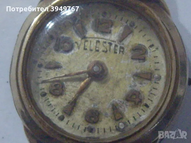 Стар позлатен дамски часовник, снимка 3 - Дамски - 49935514