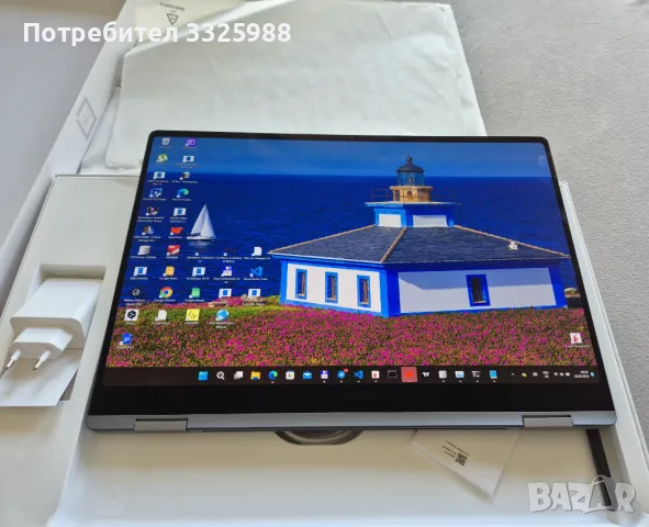 Samsung Book4 Pro 360, AMOLED Touchscreen, i7 + 16GB, италианска клавиатура , снимка 5 - Лаптопи за работа - 47347398