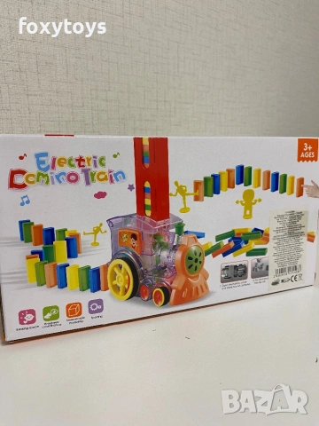 Самоподреждащо се домино - влак, влакче с музика, снимка 4 - Влакчета, самолети, хеликоптери - 53123789