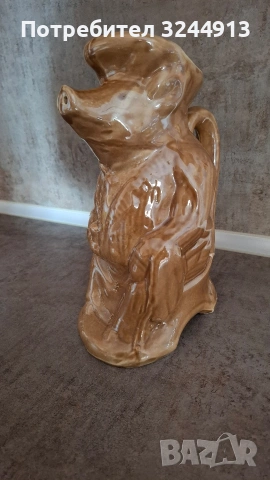 Ретро порцеланова кана ,,Прасе"