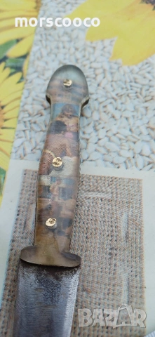 Стар кован български нож - кама , снимка 2 - Ножове - 54094981