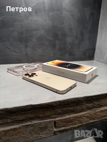 КАТО ЧИСТО НОВ Iphone 14 Pro Max 256 GB Gold, снимка 4 - Apple iPhone - 53597896
