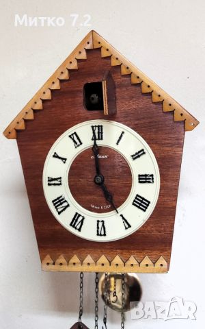 стенен часовник кукувица, снимка 4 - Антикварни и старинни предмети - 45669834