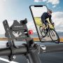 NEWBOLER Алуминиева регулируема стойка за телефон за велосипед, тротинетка въртящ се на 360 градуса, снимка 2