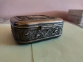 Страхотна Стара Посребрена Кутия За Бижута, снимка 5