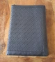 папка луксозна за документи с цип дизайнерска на квадрати естествена кожа А4 внос от Германия, снимка 1
