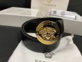 Чисто нов дамски колан Versace medusa със златна тока