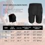 Topeter Къси защитни панталони за спорт с компресия и подплата, защита на бедрата и отзад, размер XL, снимка 6