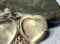 ФЛОРАЛНО ГРАВИРАН СРЕБЪРЕН ПЕНДАНТ СЪРЧИЦЕ Арт РАМКА За СНИМКИ със СРЕБЪРНА ВЕРИЖКА СРЕБРО 925 25980, снимка 6
