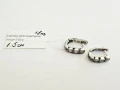 Сребърни Обеци 3.52гр 02704-25/5, снимка 1
