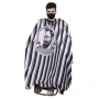 Професионална фризьорска престилка BARBERSHOP – Зелено райе 3772, снимка 1