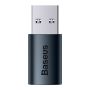 Baseus - OTG адаптер - USB 3.1 мъжки към тип-C женски - син, снимка 7