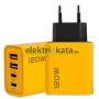 120W бързо USB зарядно с 4 порта – USB-C PD и QC 3.0, снимка 1