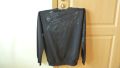 Мъжка черна блуза с дълък ръкав - FRANCO FERRE - XXL, снимка 1 - Блузи - 45733239