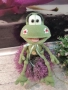 Плетена играчка Жаба, ръчно изработени, прекрасен подарък, снимка 1