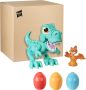 Играчка Play-Doh Dino Crew Crunchin' T-Rex за деца на 3 и повече години със забавни звуци на динозав, снимка 3