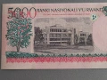 Банкнота - Руанда - 5000 франка UNC | 1998г., снимка 3
