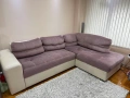 Продавам ъглов диван с функция сън в много добро състояние, снимка 1