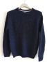 Мъжки пуловер Smith & Jones син чисто нов плетка размер S, снимка 1 - Пуловери - 44973955