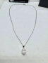 Сребърно колие с мойсанит (Диамант) 1 карат, снимка 5