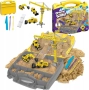 Кинетичен пясък Dynamic Sand – строителен комплект в куфар с машини и форми (750 г), снимка 5