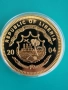 ГОЛЯМА ‼ПОЗЛАТЕНА‼ ВЪЗПОМЕНАТЕЛНА МОНЕТА - ЛИБЕРИЯ, снимка 3