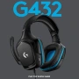 Геймърски слушалки Logitech G432, снимка 4