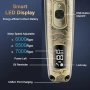 Нов Безжичен водоустойчив тример 8 в 1 LED дисплей 7000 RPM мъже бръснене косми, снимка 3