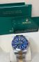 Мъжки луксозен часовник Rolex Submariner Blue Dial Ceramic Bezel 126613LB           , снимка 7