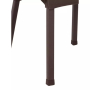 Полипропиленов стол с подлакътници - Кафяв, снимка 6
