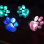 Wallfire LED Paw Decor  соларни светлини 4 ри броя във формата на лапа НОВИ, снимка 2