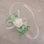 Сватбена гривна,бутониера, снимка 3