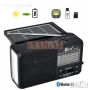 Соларно Радио- Bluetooth,USB,SD+LED Фенер 9006 BT-S, снимка 1