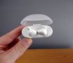 Бели Безжични Bluetooth Слушалки с Микрофон за iPhone и Android, снимка 4