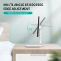 Choetech H88-WH-HW Регулируема стойка за бюро за телефон и таблет Бял цвят, снимка 3