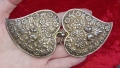 Възрожденски сребърни пафти със следи от живачна позлата, снимка 3