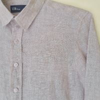 LTB 1948 Summer Shirt Long Sleeve / XS* / мъжка ленено памучна лятна риза / състояние: ново, снимка 9 - Ризи - 45189850