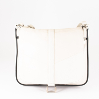 Черна стилна дамска чанта от естествена кожа с капак - Elis, снимка 5 - Чанти - 45009739