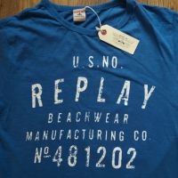 replay beachwear - страхотна мъжка тениска НОВА, снимка 1 - Тениски - 45424950