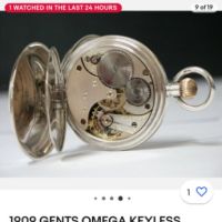 Джобен сребърен часовник Омега(Omega)52 мм.три капака, снимка 15 - Мъжки - 45596252