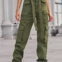 Дамски класически карго панталон, 3цвята , снимка 2 - Панталони - 45457097