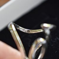 сребърен комплект обеци с пръстен , снимка 6 - Бижутерийни комплекти - 45288443