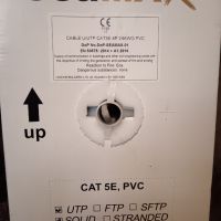 Utp Cat5 кабел Seamax утп Кат5 100% мед,305m. Изолация hdpe, снимка 1 - Кабели - 45254648